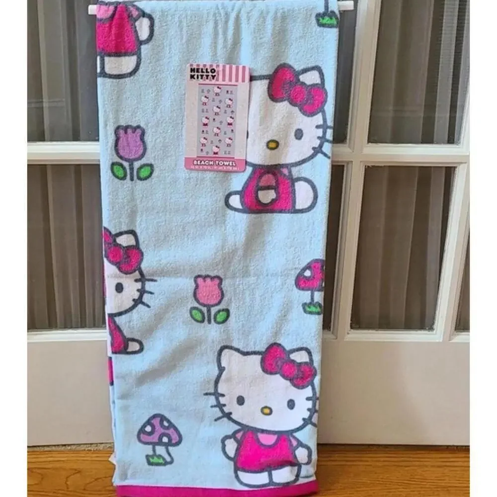Hello Kitty Beach Towel